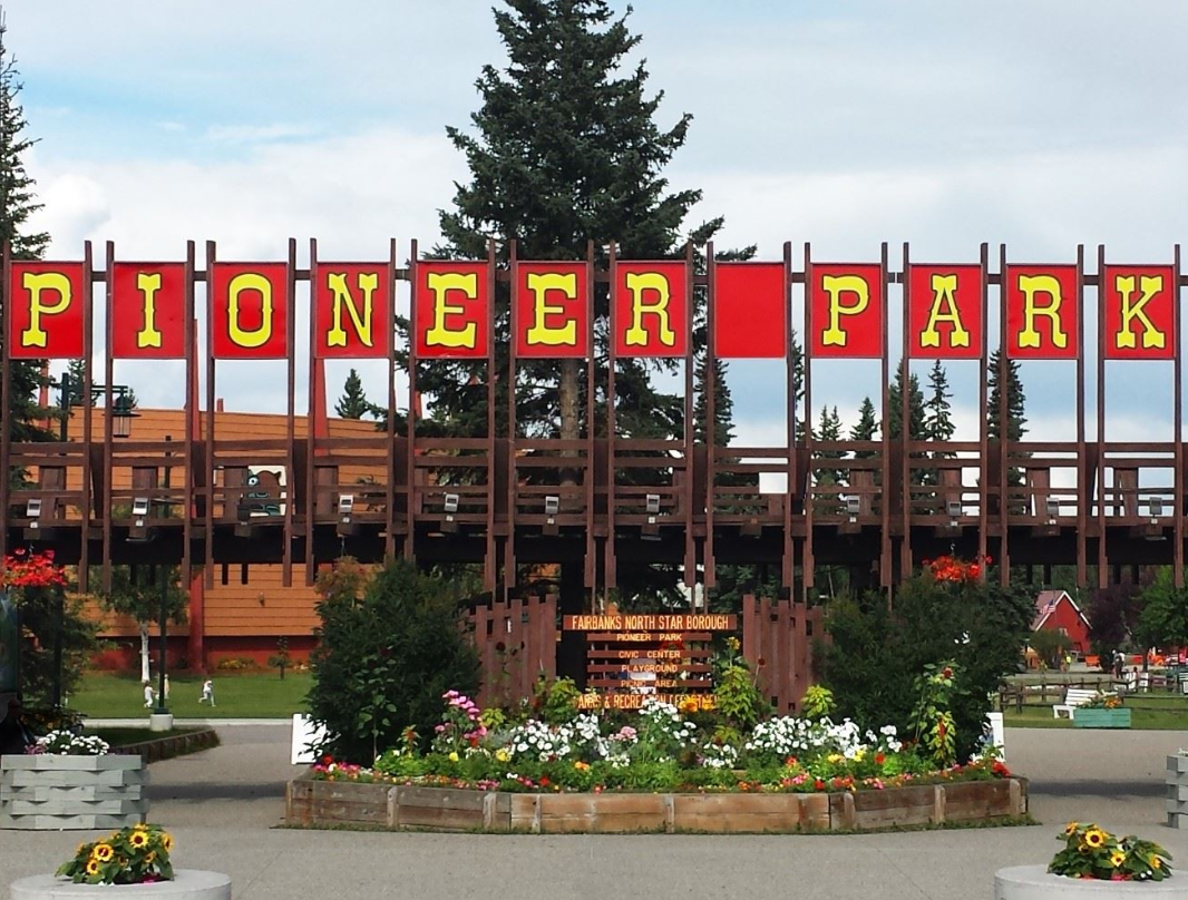 Alaskaland formerly Pioneer Park in Fairbanks Alaska